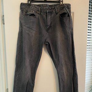 Mens 35 X 32 Slim Fit Banana Republic Jeans Charcoal
